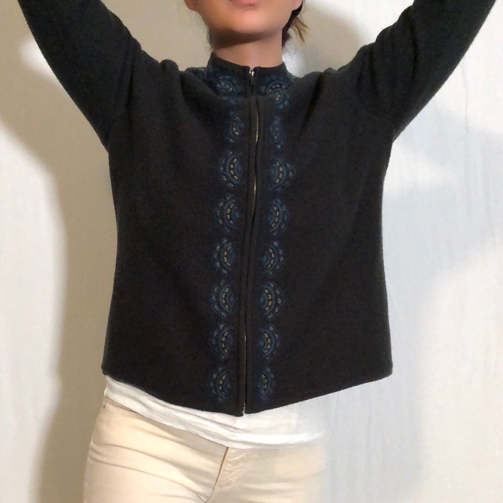 Pendleton Merino Wool Green Sweater